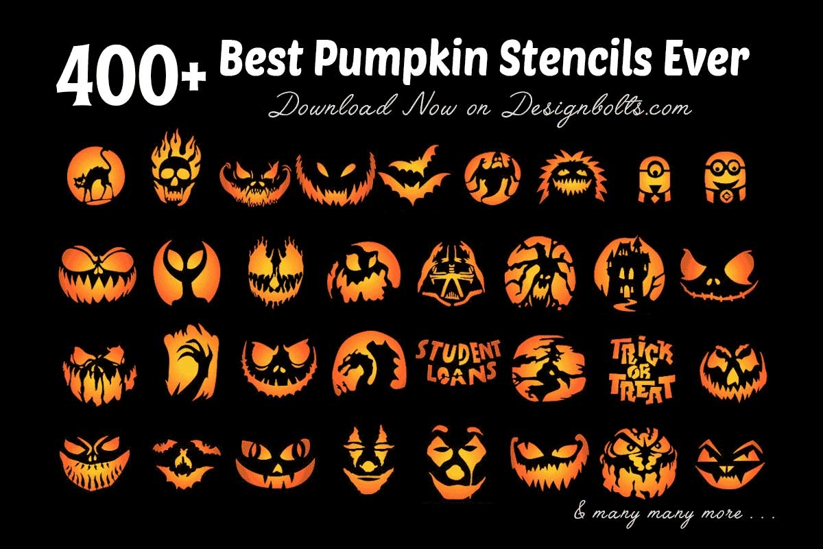 10 Free Scary Pumpkin Carving Templates amp Patterns 2023 For Kids 