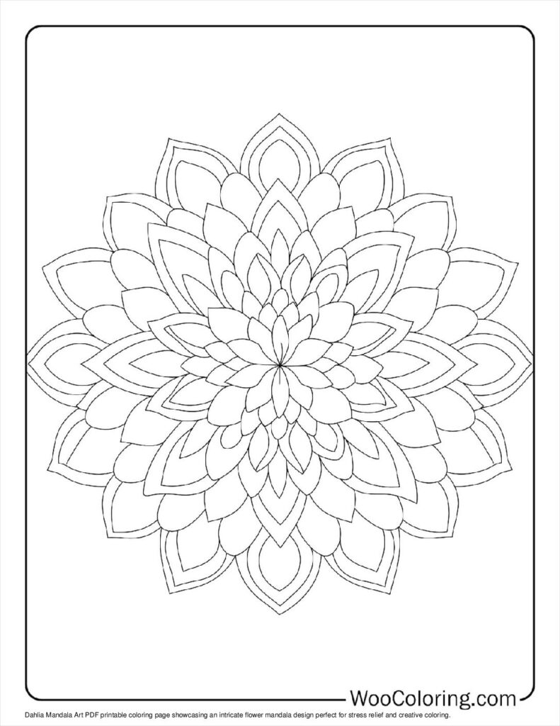 100 flower mandala coloring pages free pdf to print woo coloring