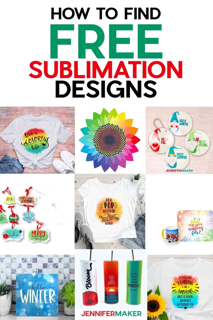 Sublimation Printable Designs
