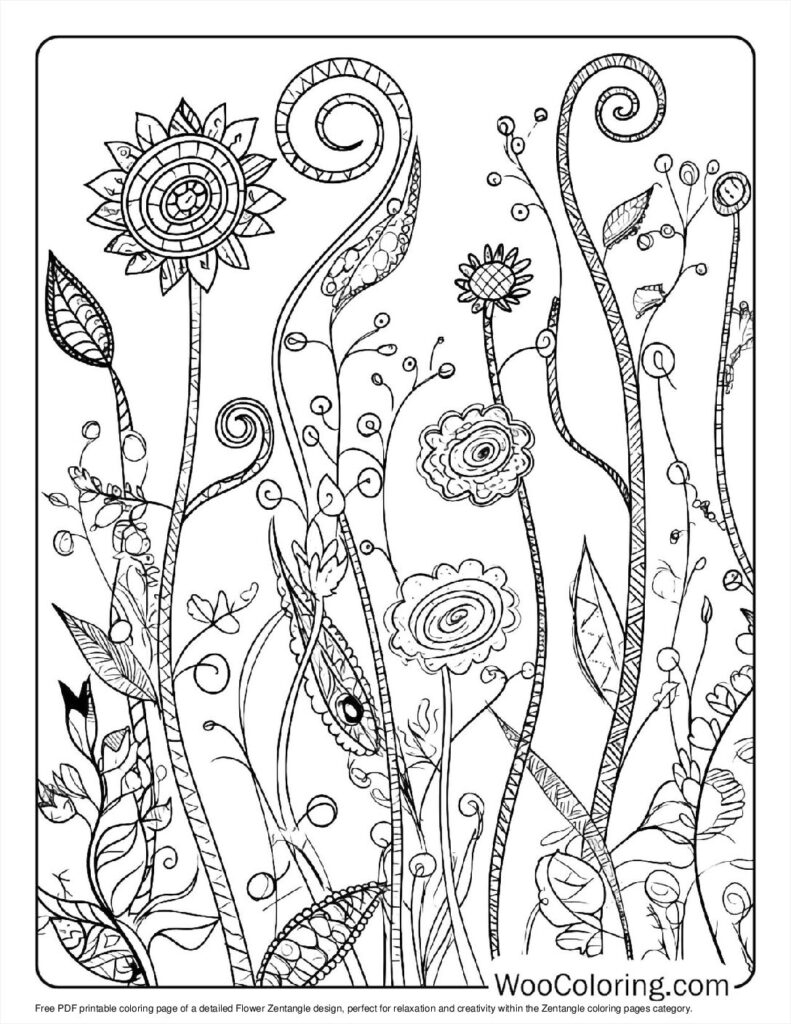 100 zentangle coloring pages free pdf to print woo coloring
