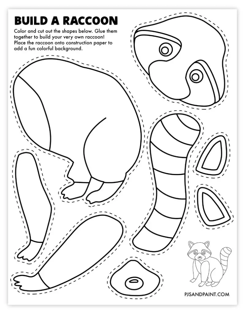 109 Free Printable Build Your Own Crafts Pjs And Paint