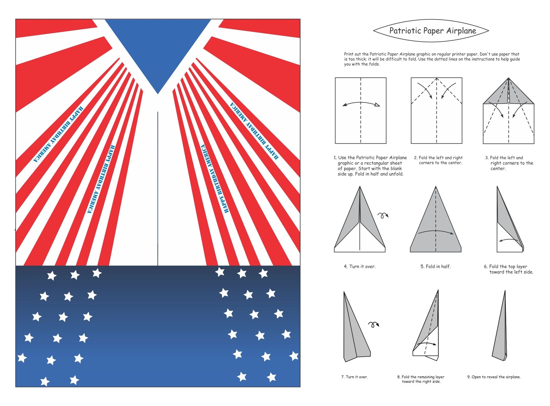 12 Paper Airplane Templates For POWERUP 2 0 amp 4 0 Color Paper 