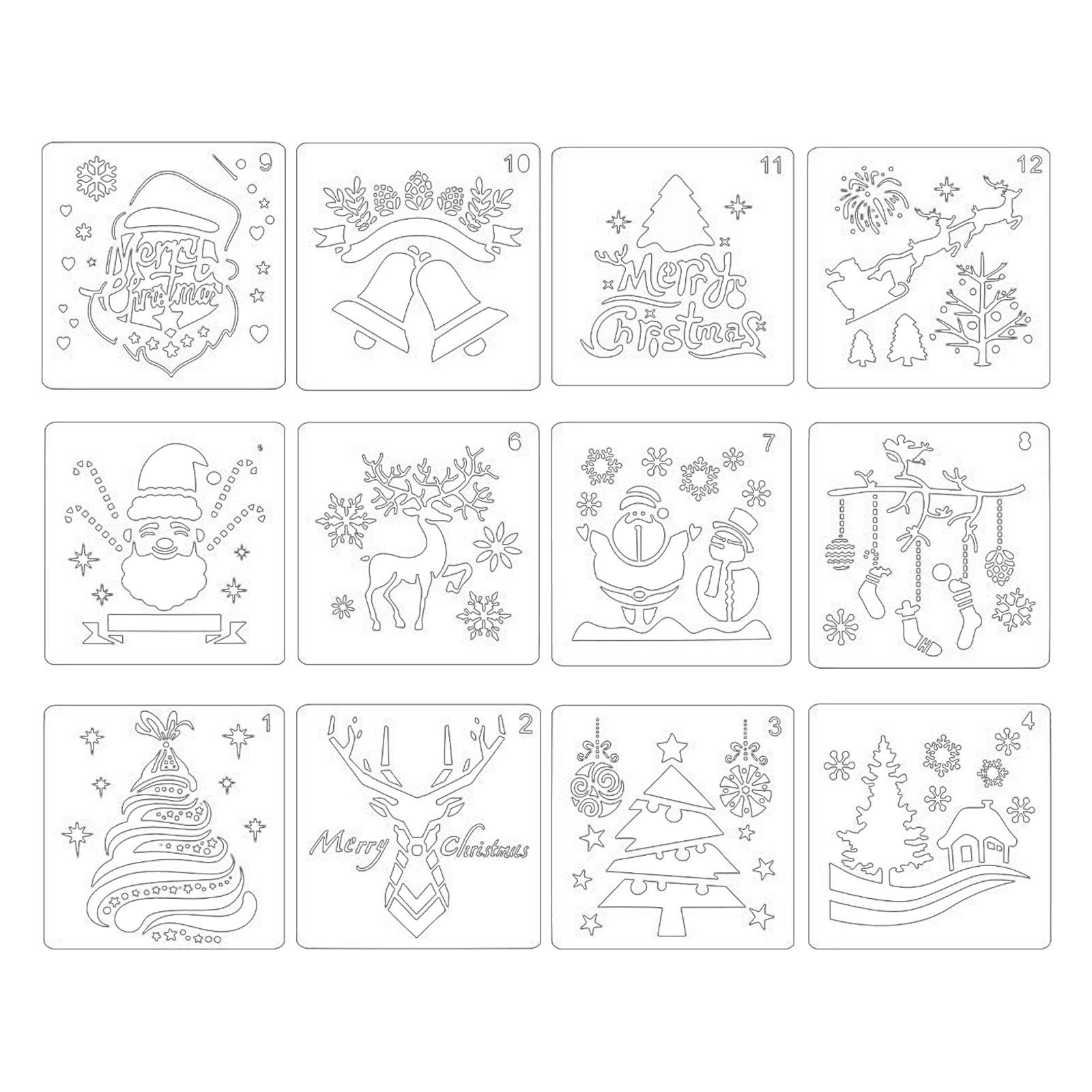 Stencils Designs Printable For Christmas