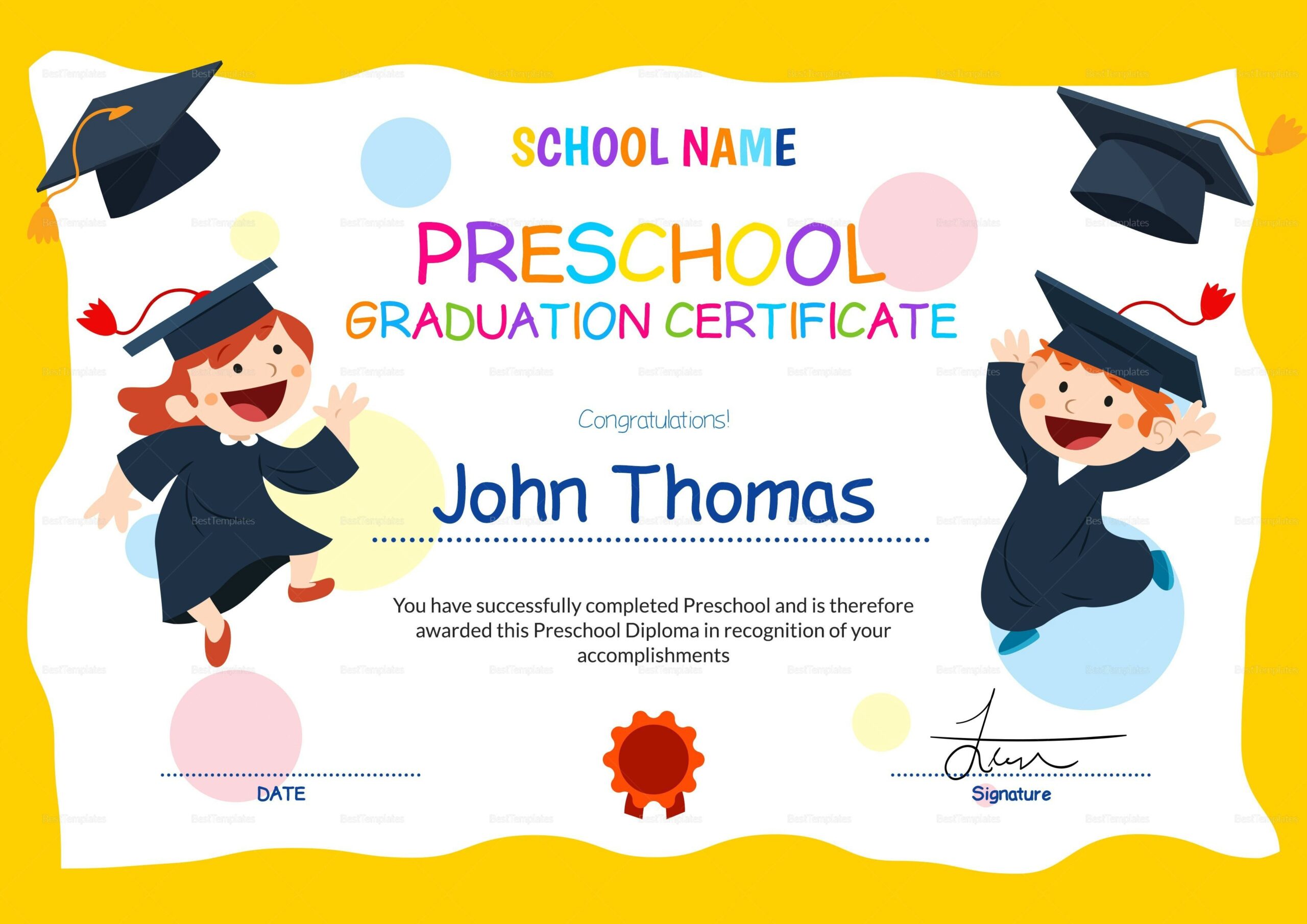 Certificate Templates Printable For Kids