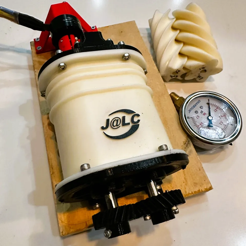 3d Printed Screw Compressor By Indeterminate Design Download 
