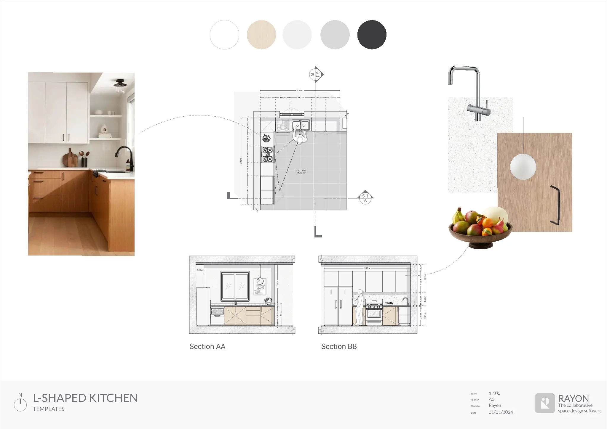 Printable Kitchen Layout Design Ideas