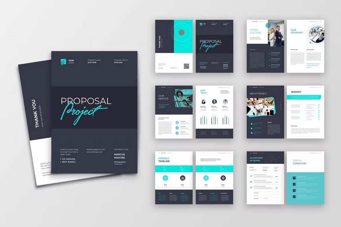 40 Best Graphic Design Proposal Templates Branding Marketing 