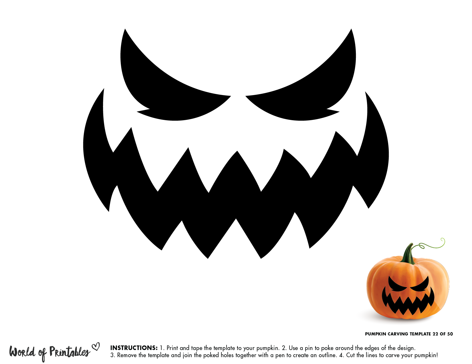 Pumpkin Designs Printable