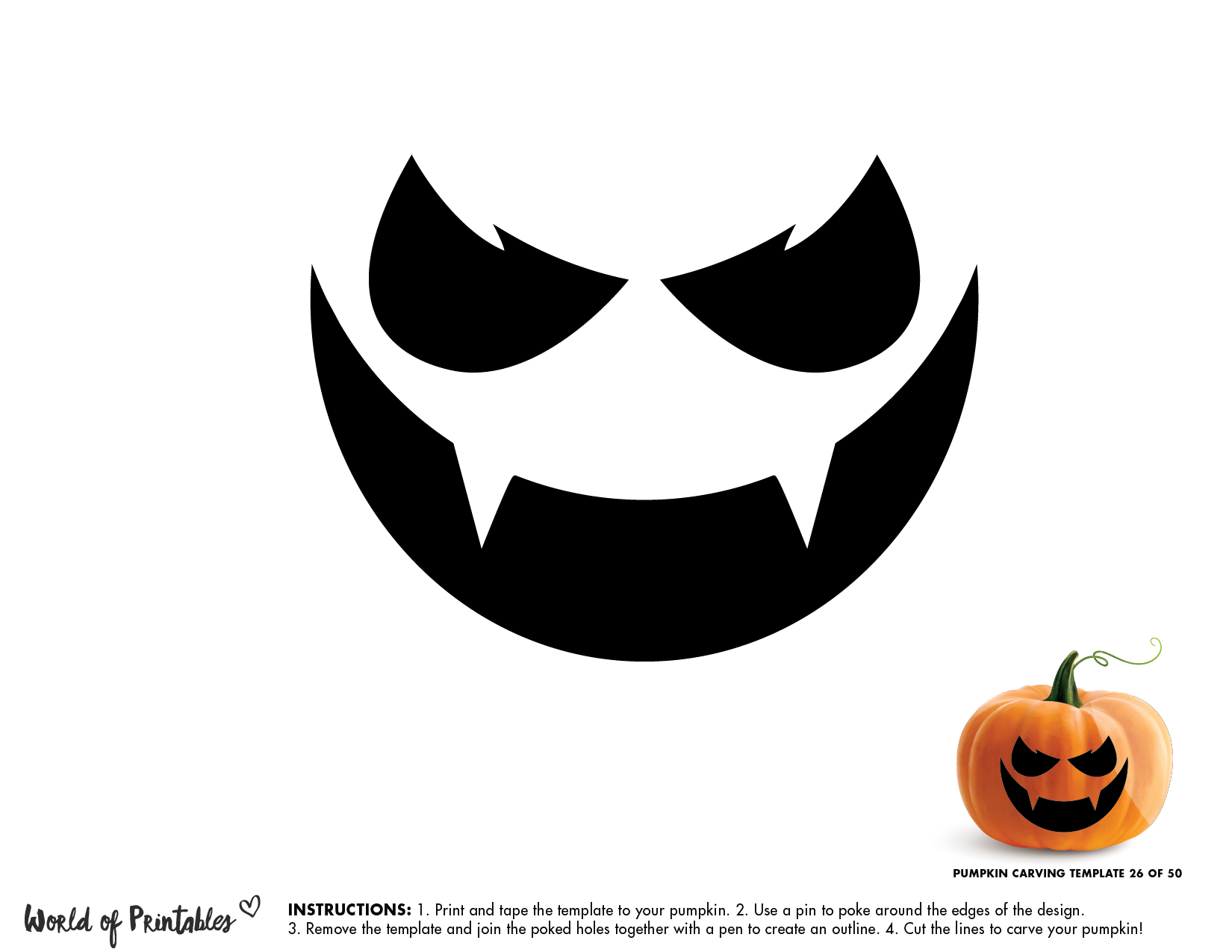 50 Easy Pumpkin Carving Stencils The Ultimate Guide To Pumpkin 