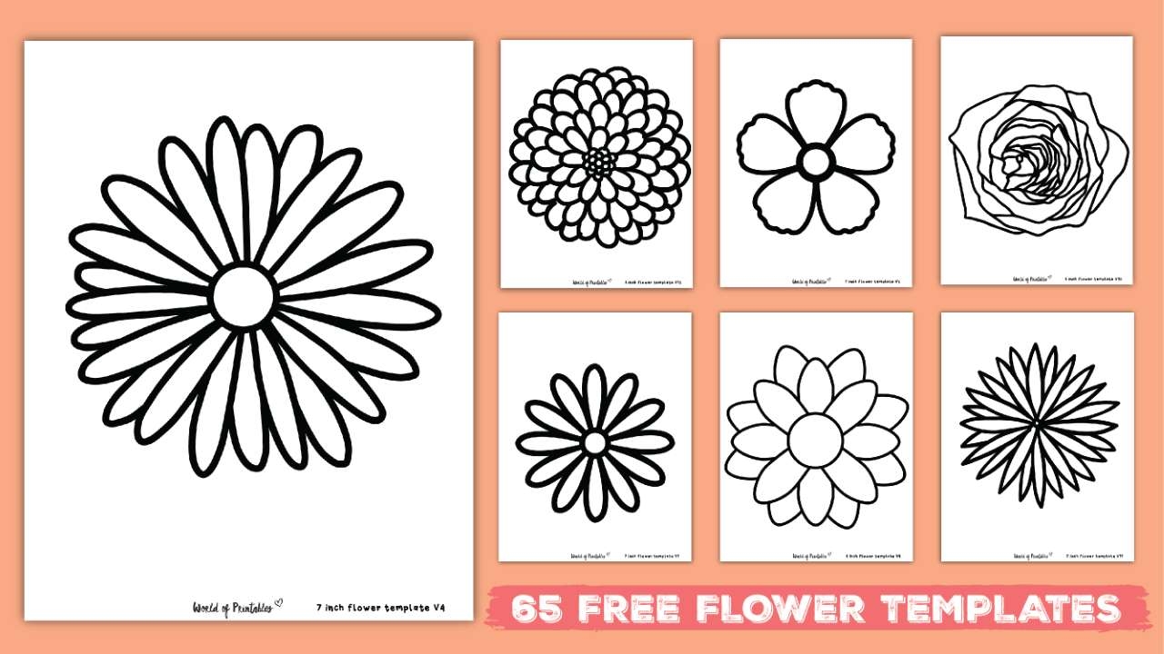 Free Printable Design Templates Flowers