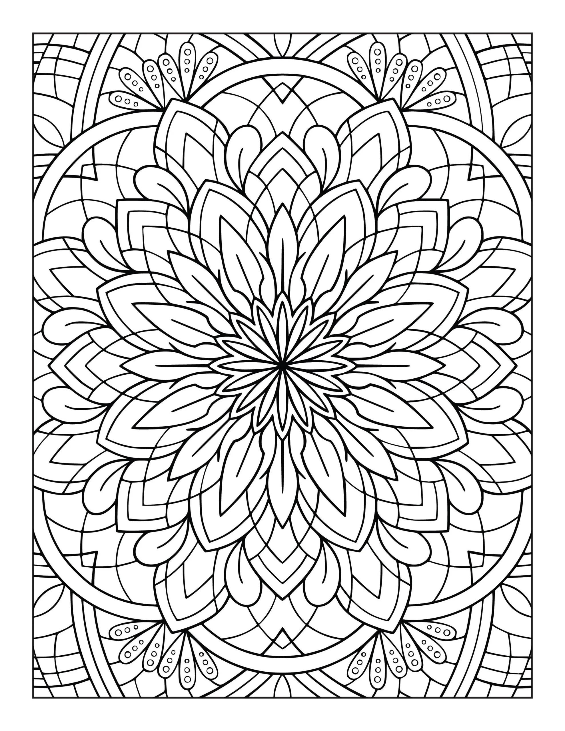 60 free mandala adult coloring pages printable pdf instant