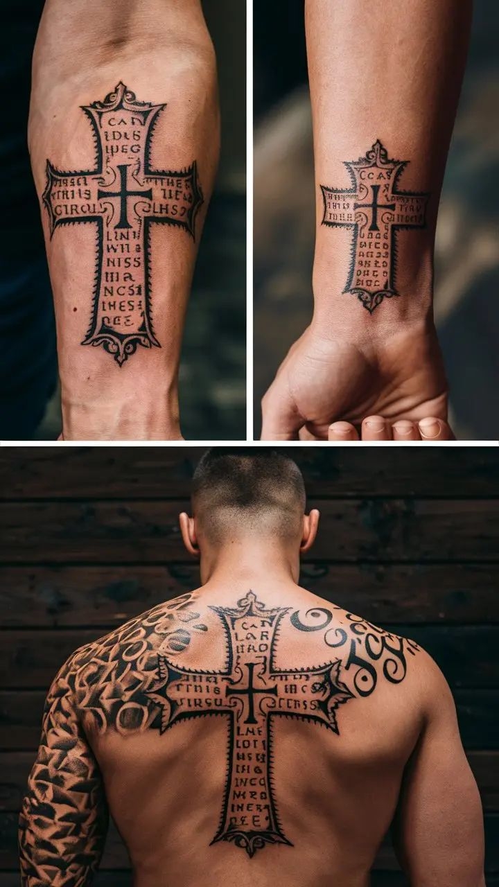 80 Cross Tattoo Designs With Bible Verse For Men 80 Cross Tattoo Designs With Bible Verse For Men