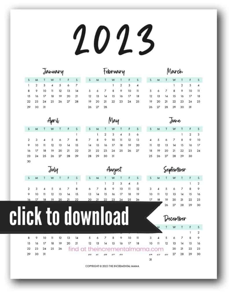 Design 2023 Calendar Printable
