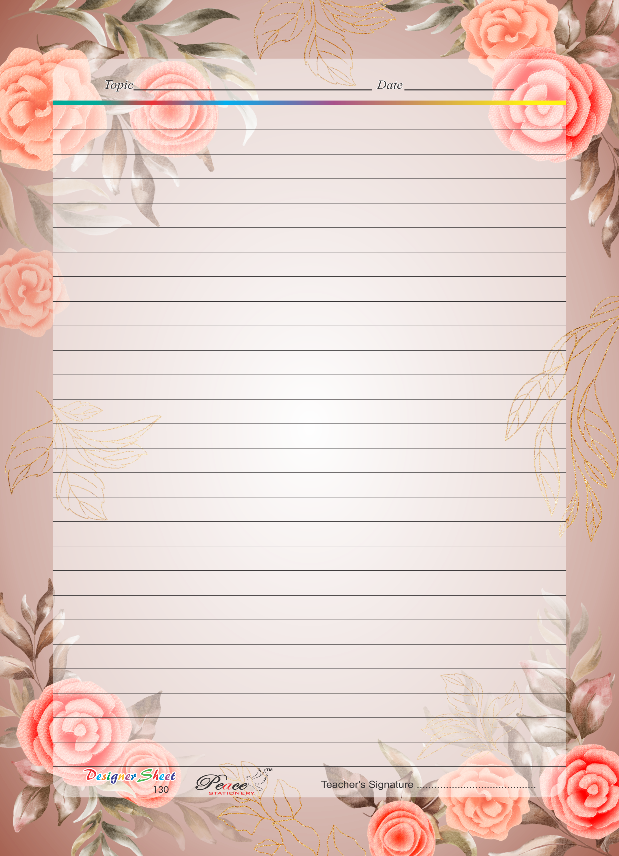 A4 Designer Sheets