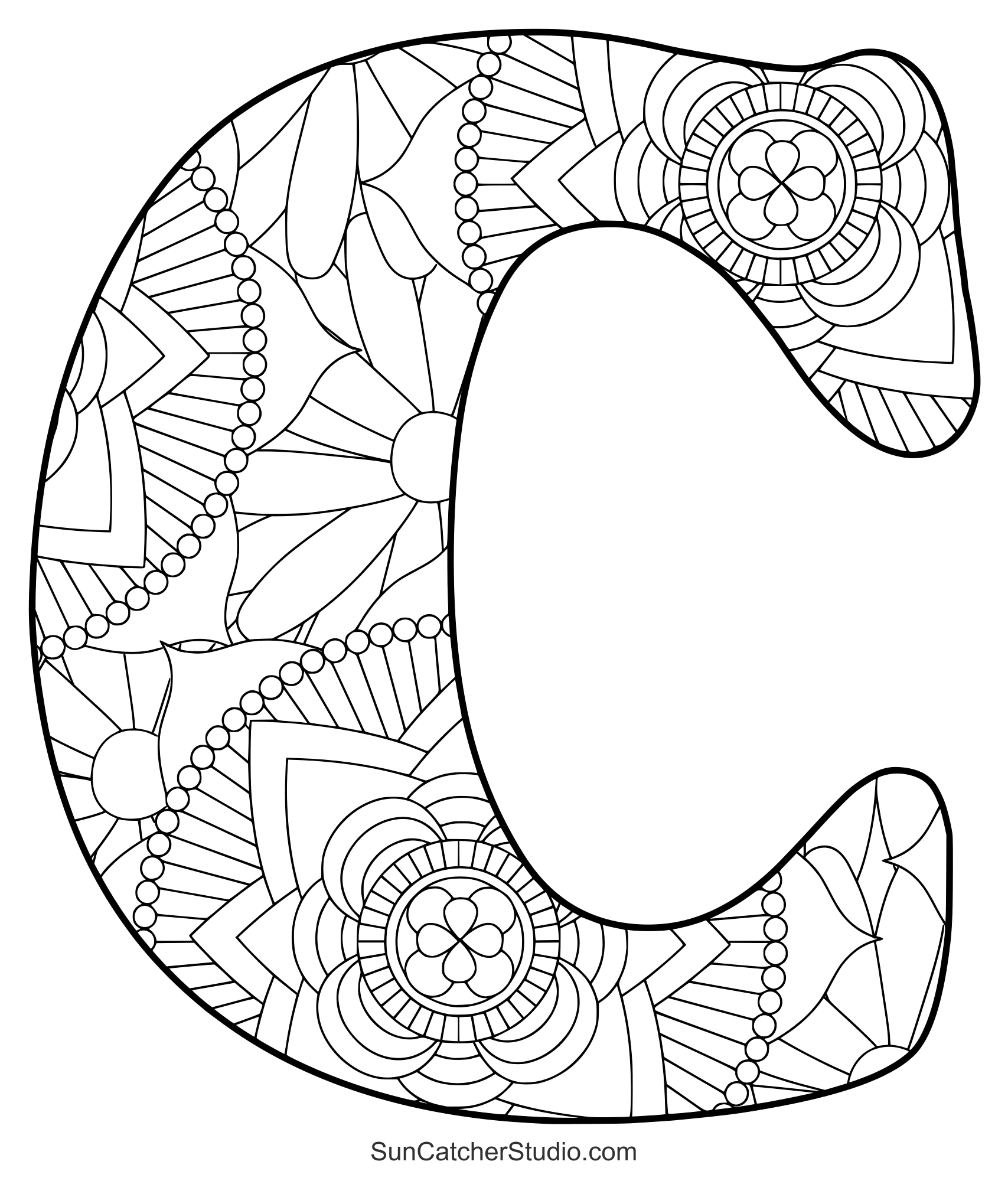 ABC Coloring Pages Free Alphabet amp Letter Colouring Sheets 