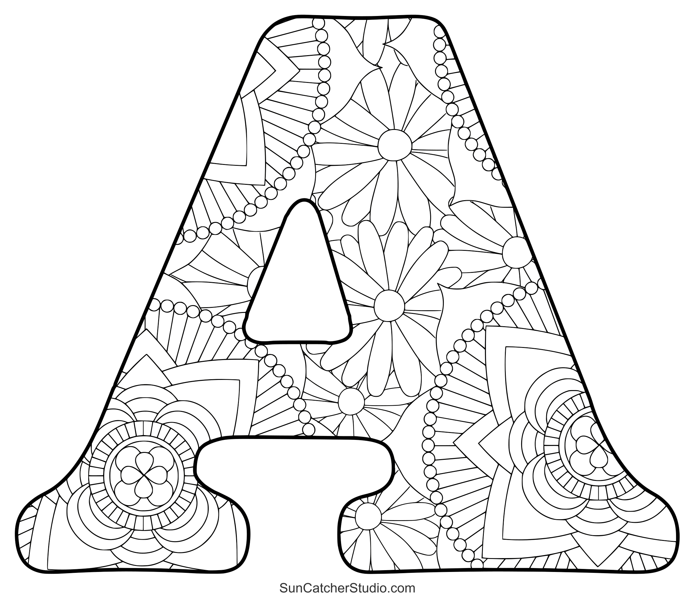 Printable Letters With Design For Crafts