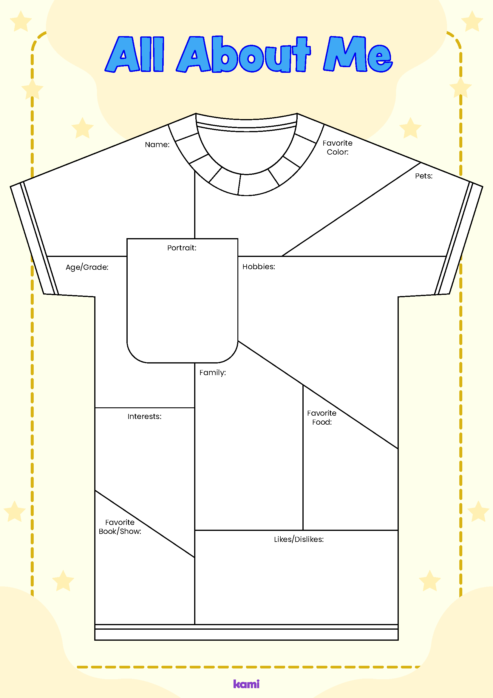 All About Me T Shirt For Teachers Perfect For Grades 1st 2nd 