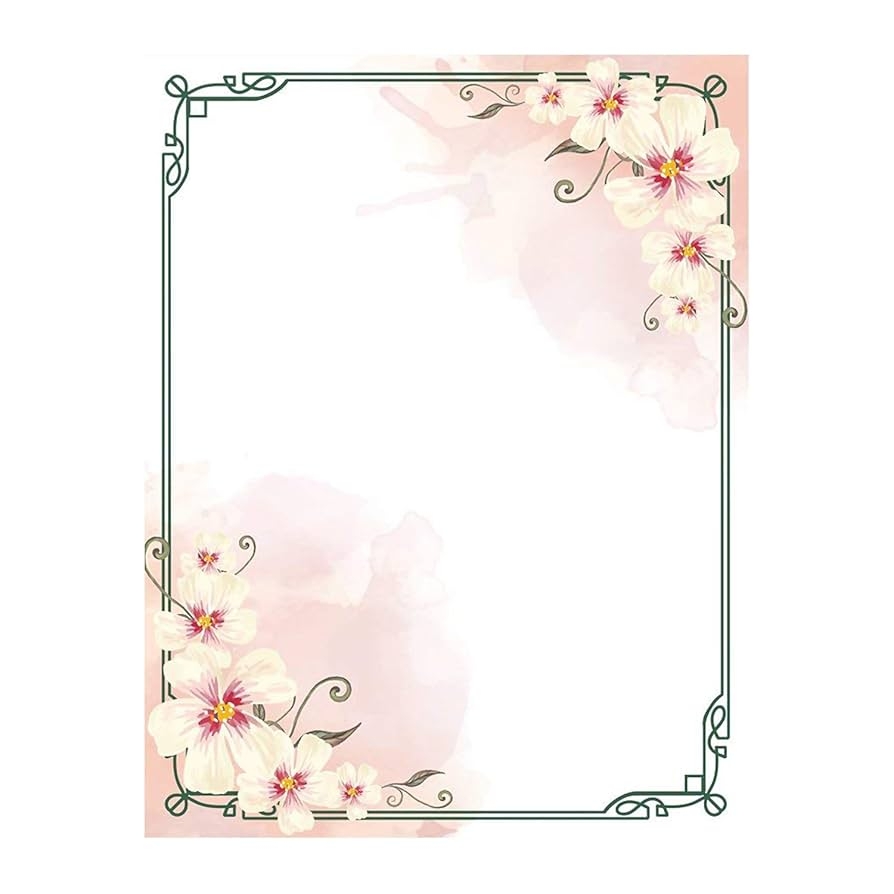 Printable Floral Paper Design Printable Floral Paper Design