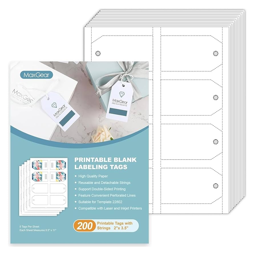Large Price Tag Templates Printable
