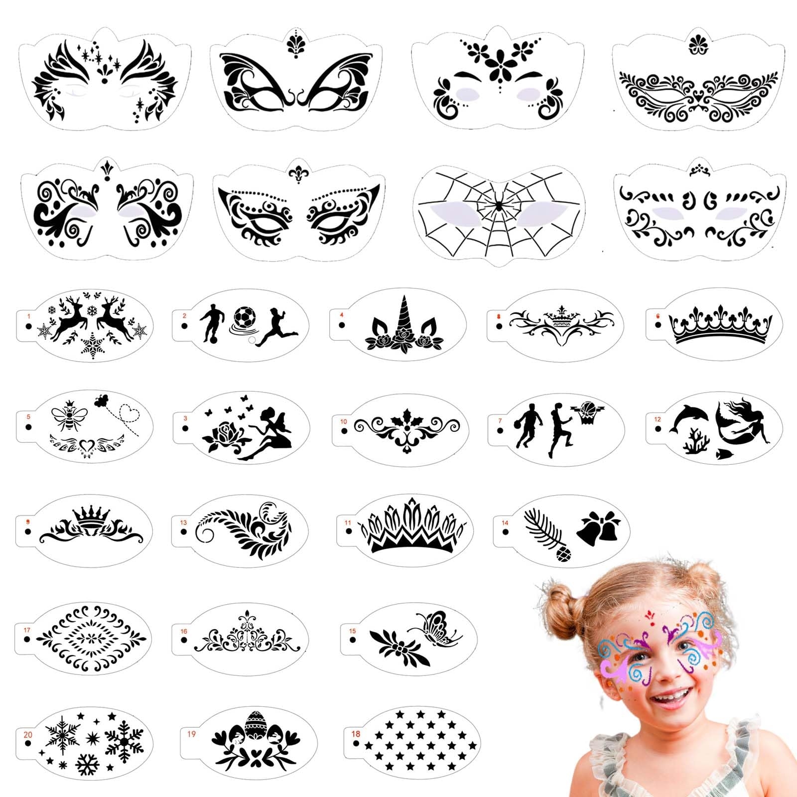 Free Printable Face Painting Designs