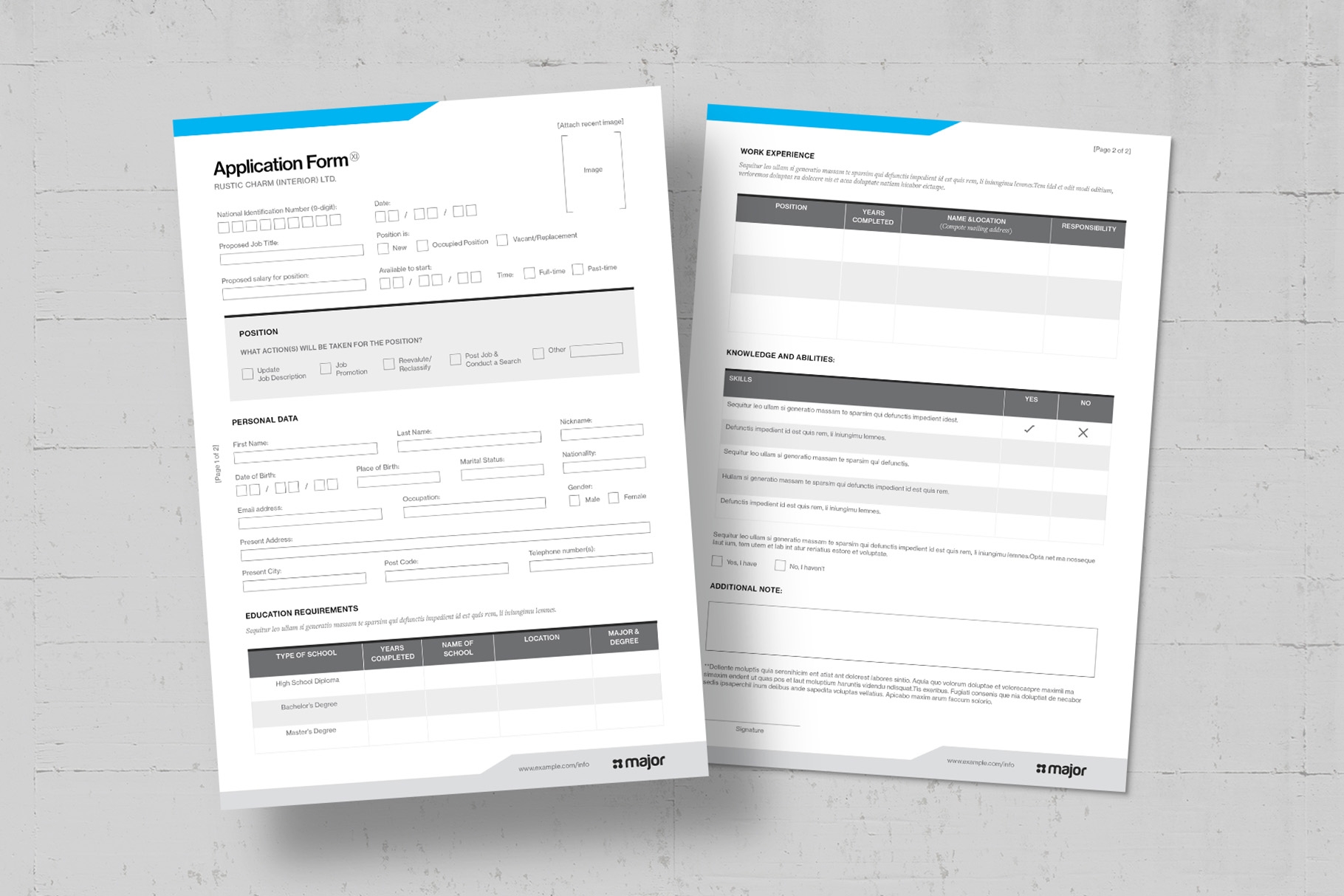 How To Design Nice Printable Forms