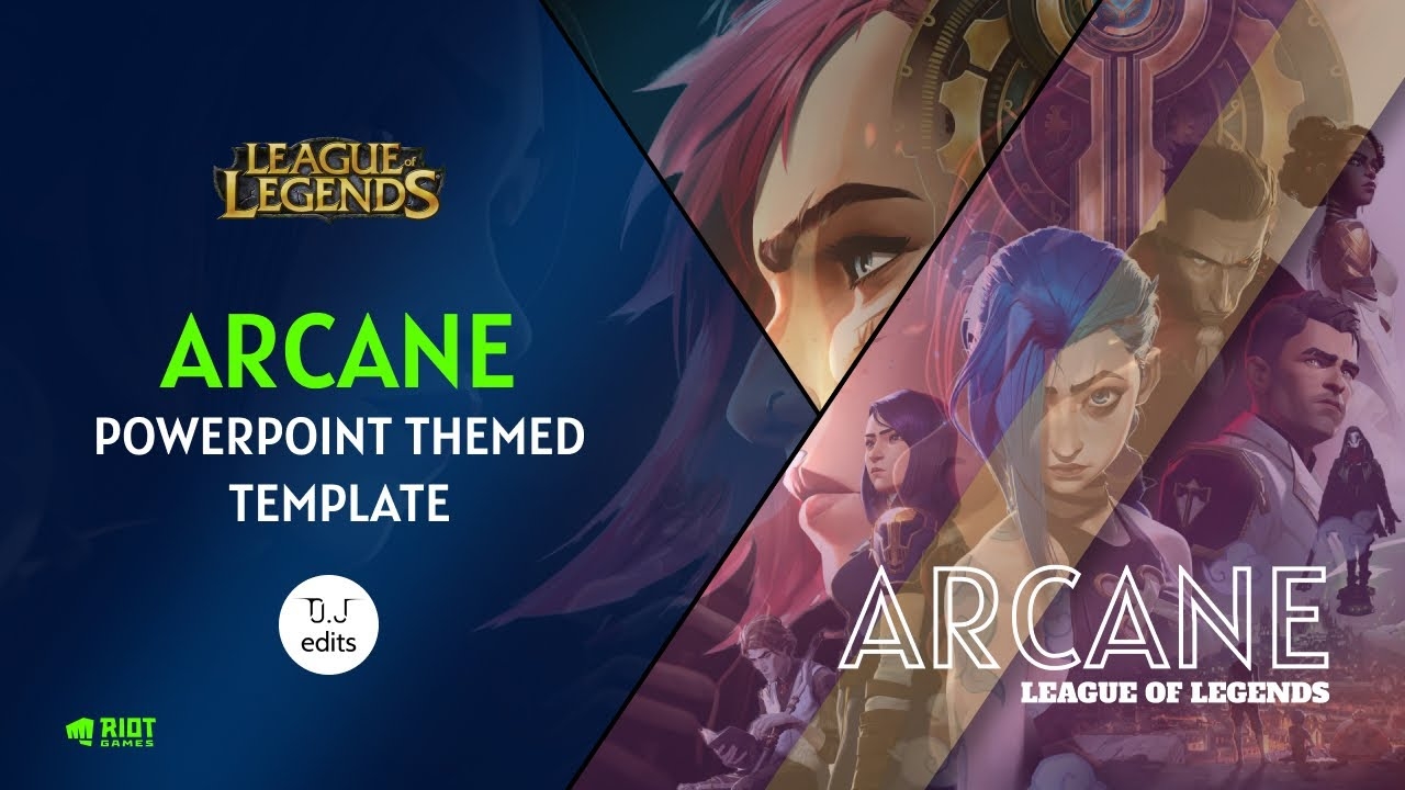 Arcane League Of Legends Download PowerPoint Template O J Edits