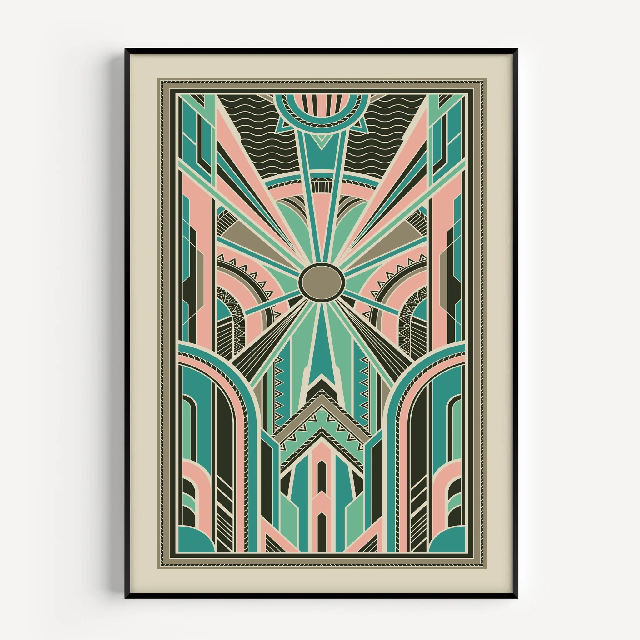 Art Deco Pattern Print Style 1