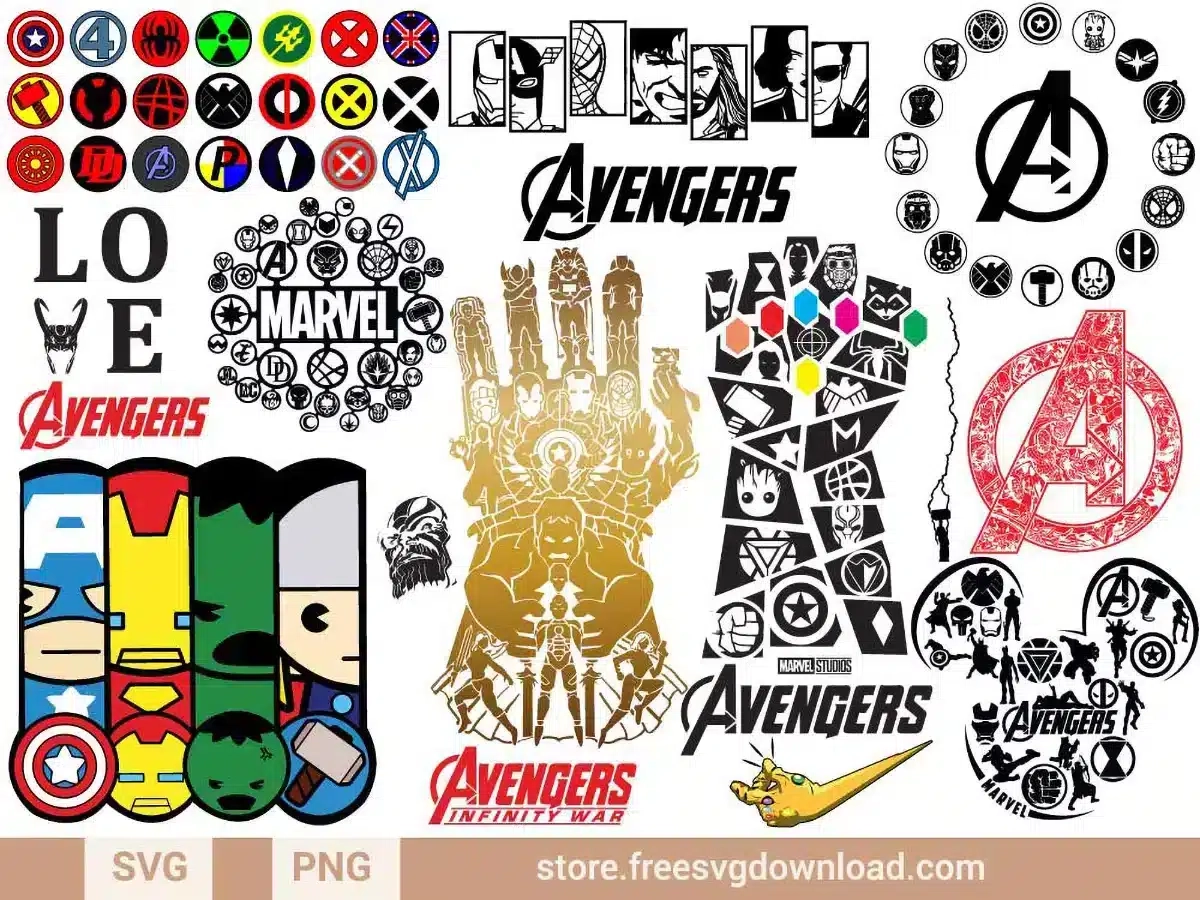 Avengers SVG Bundle