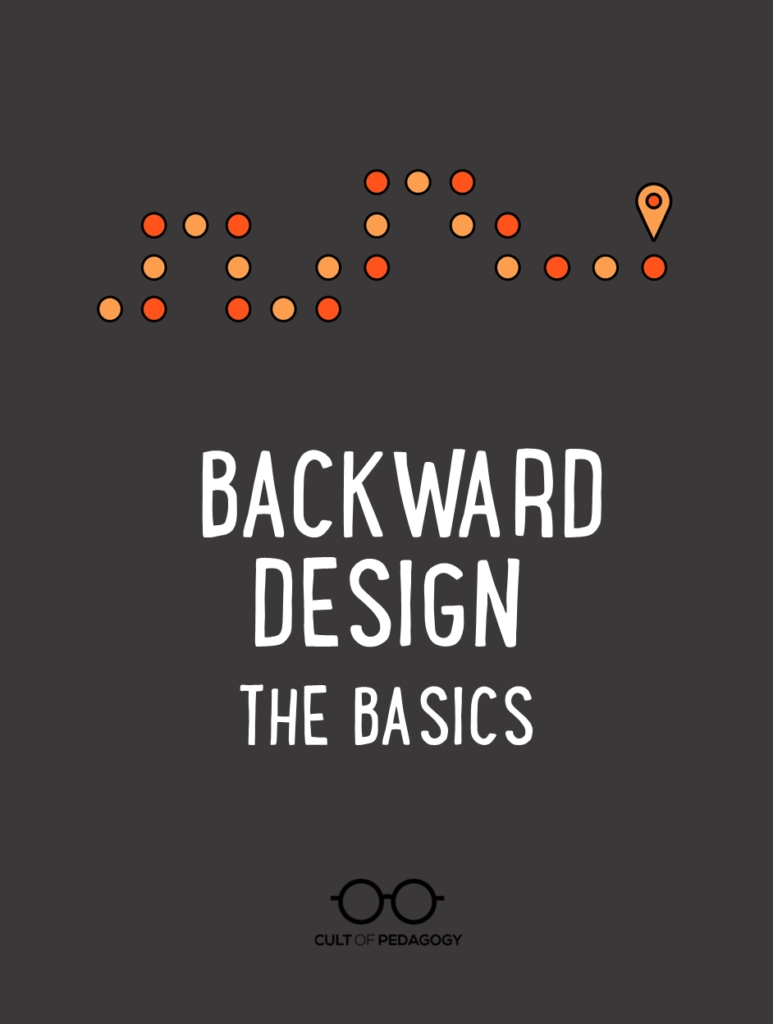 Backward Design The Basics Cult Of Pedagogy