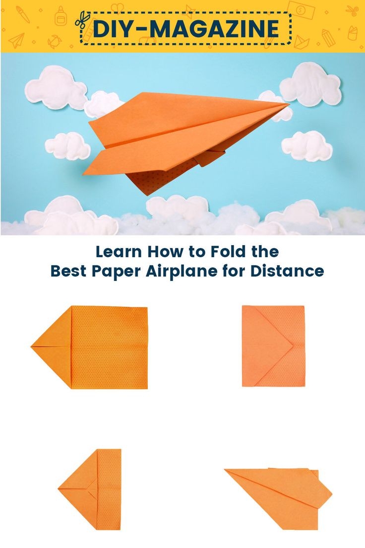 Best Paper Airplane For Distance Tutorial Paper Airplanes Paper 