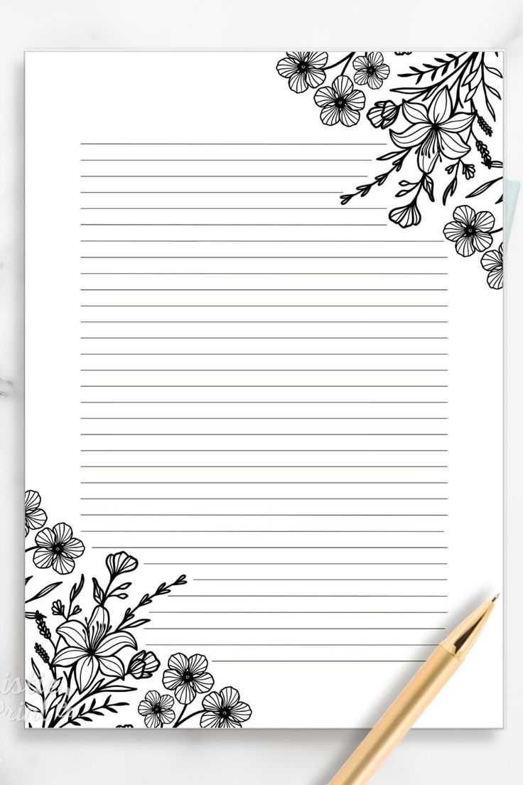 Free Printable Stationery Paper Designs