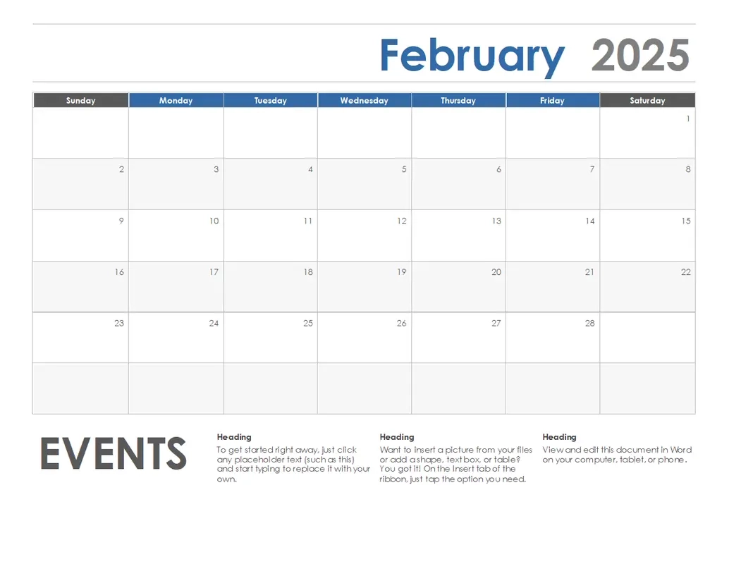 Creating A Printable Calendar