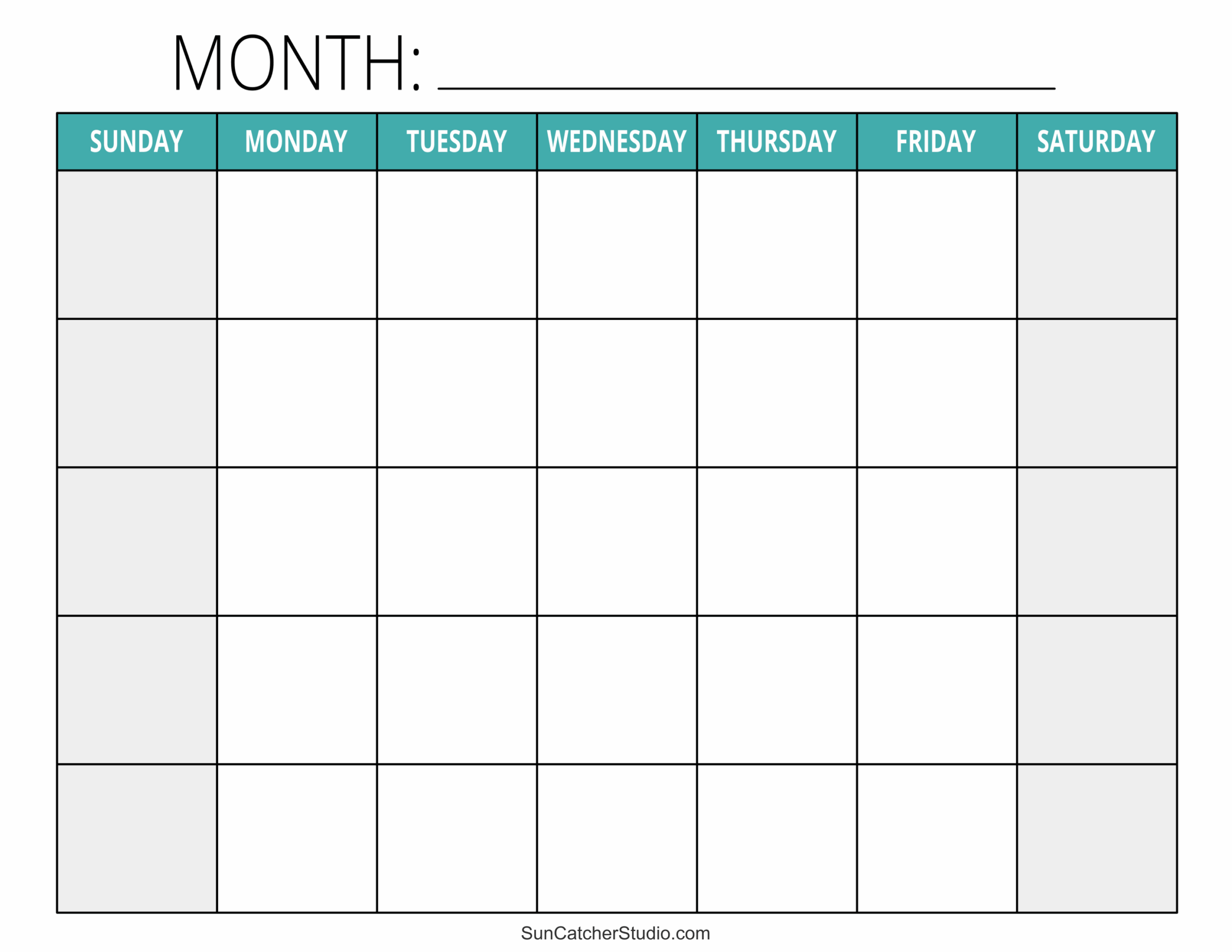 Design Free Printable Calendar