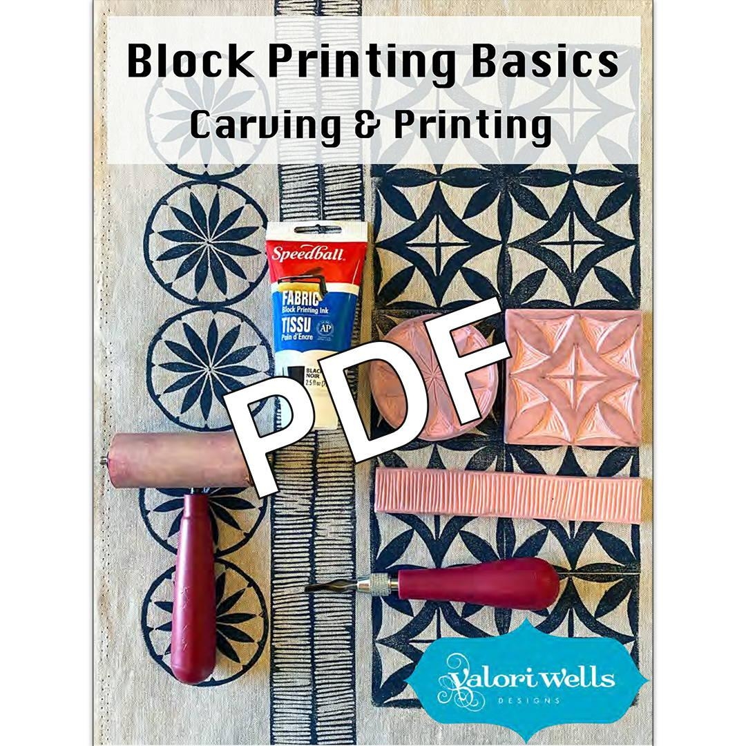 Block Printing Basics PDF By Valori Wells Stitchin Post