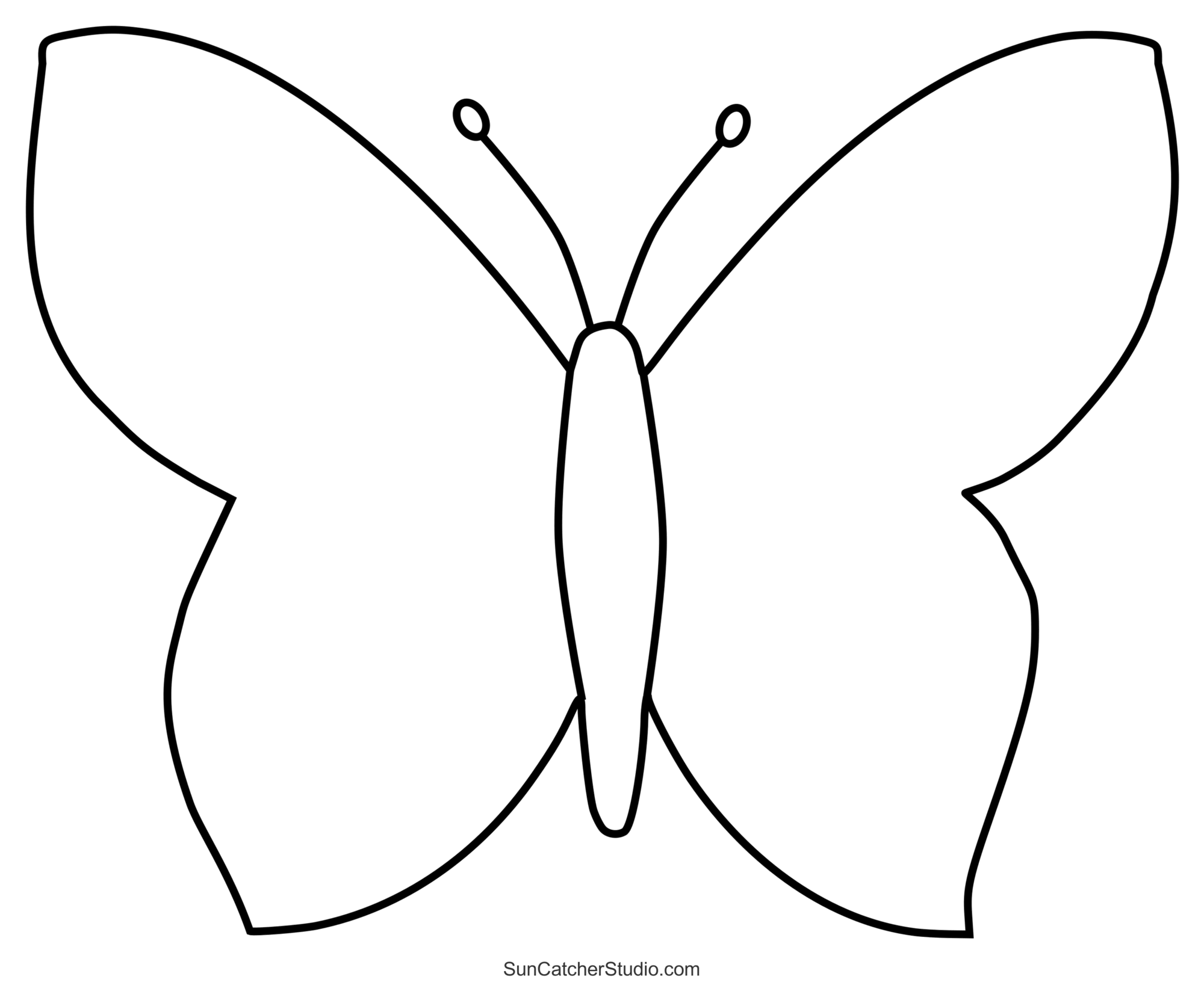 Free Printable Butterfly Template