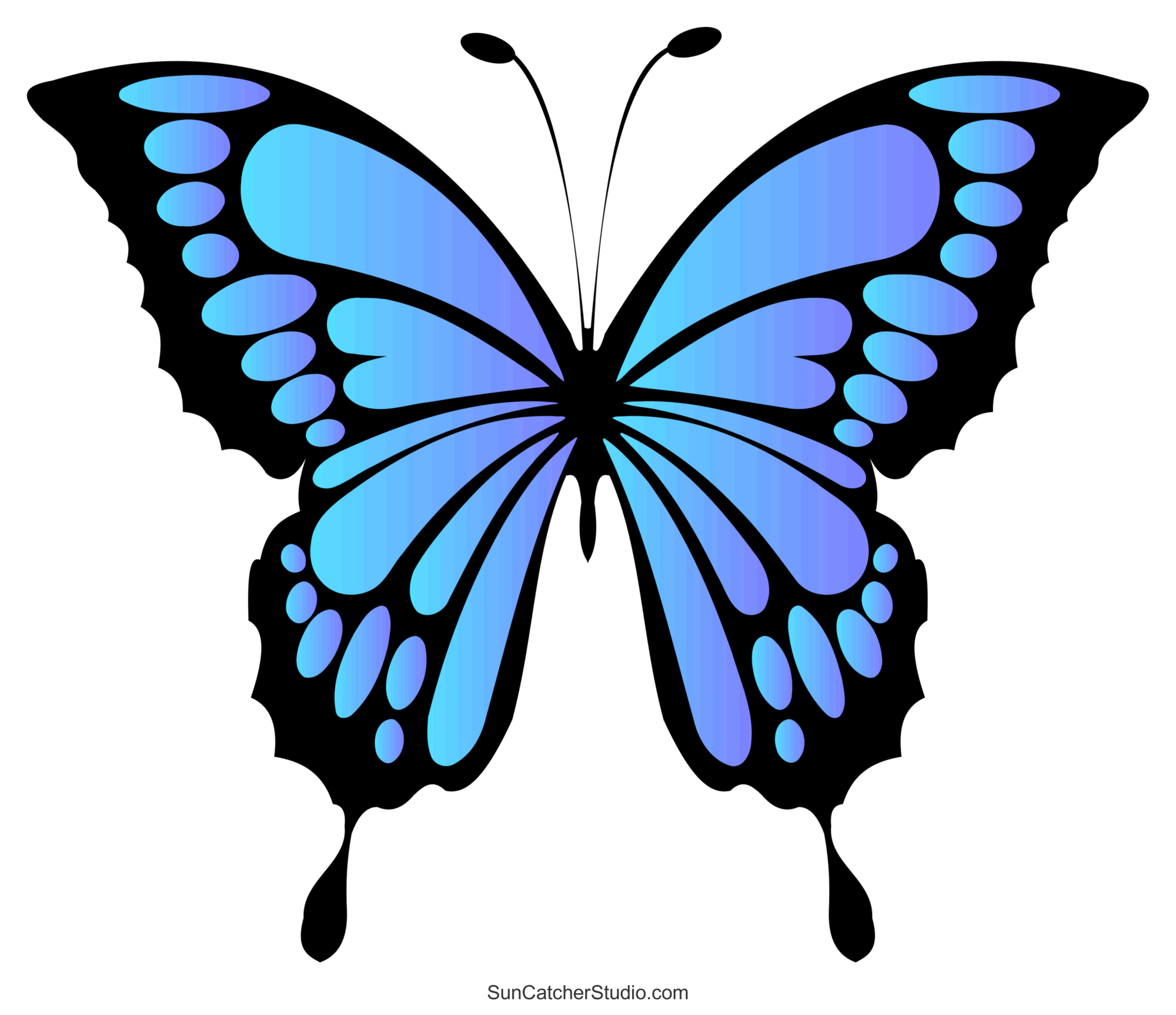 Butterfly SVG Files Printable Templates Patterns amp Clipart 