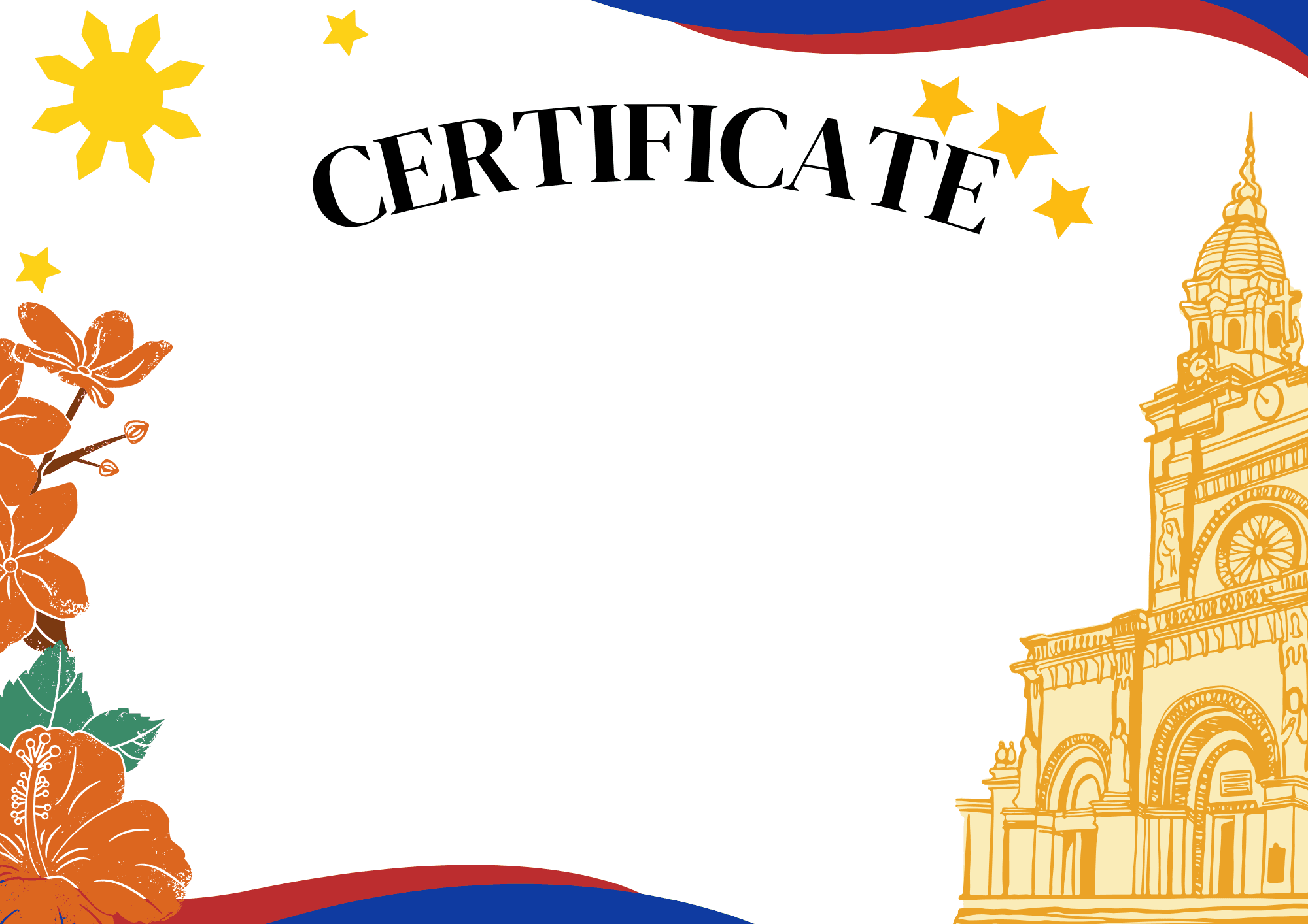 Buwan Ng Wika Certificate Template Canva Link By 