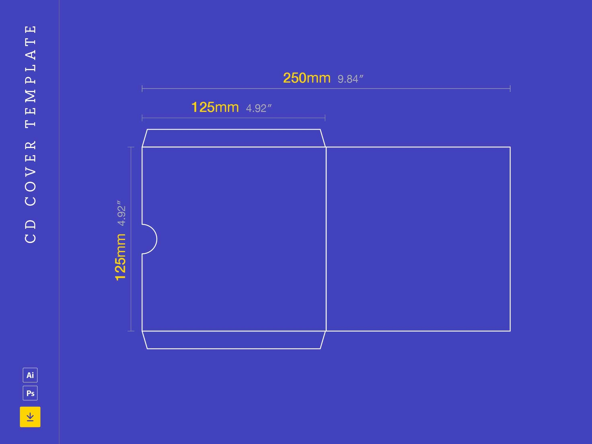 cd cover template