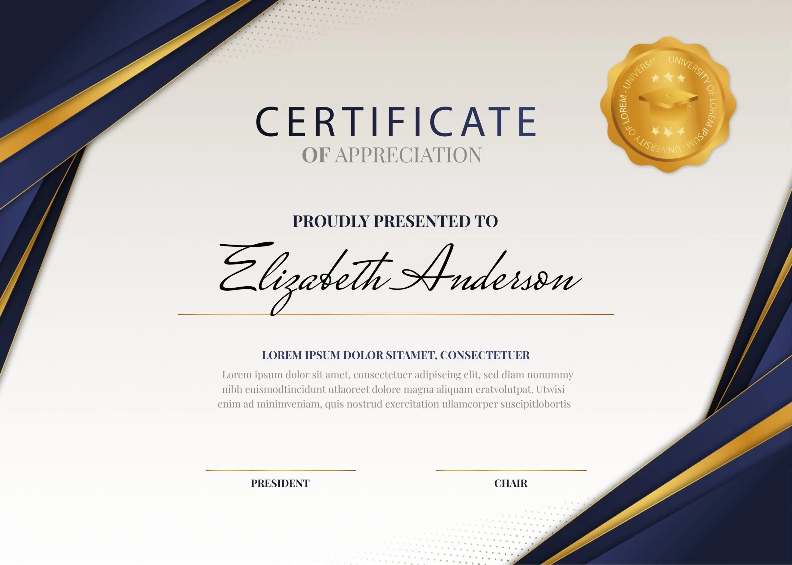 Certificate Of Appreciation Examples 23 Free amp Editable 