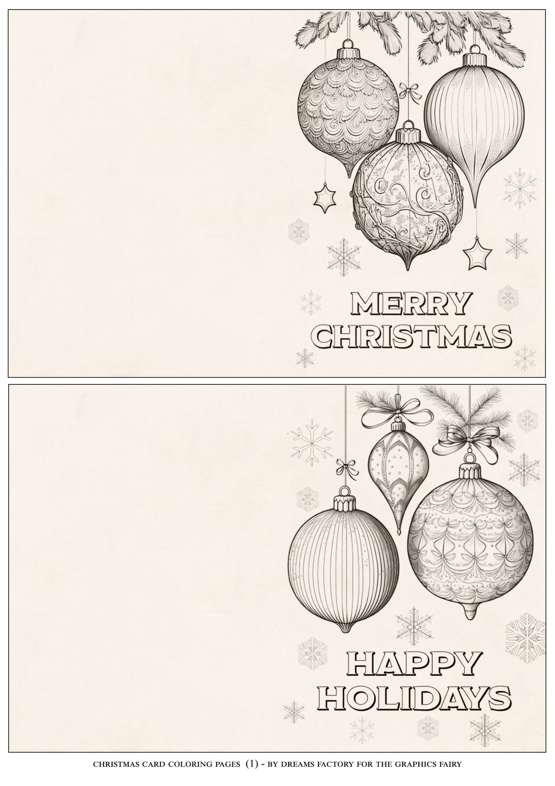 Free Printable Christmas Card Designs