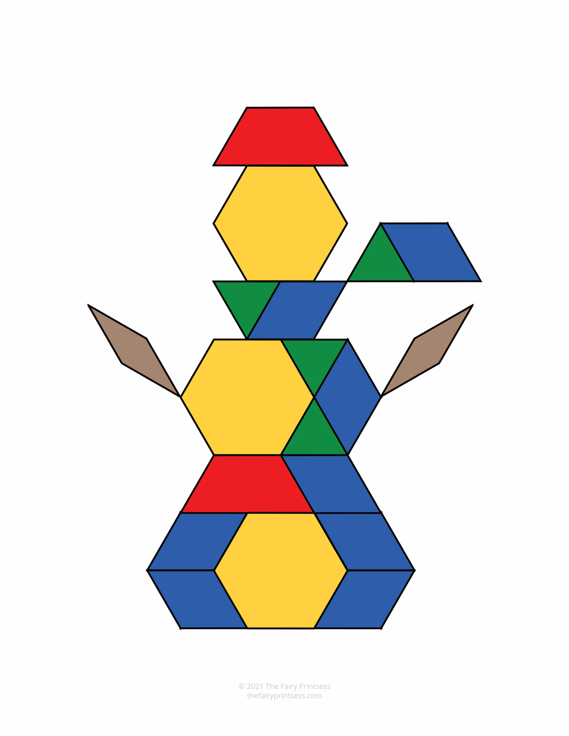 Free Printable Christmas Pattern Block Designs