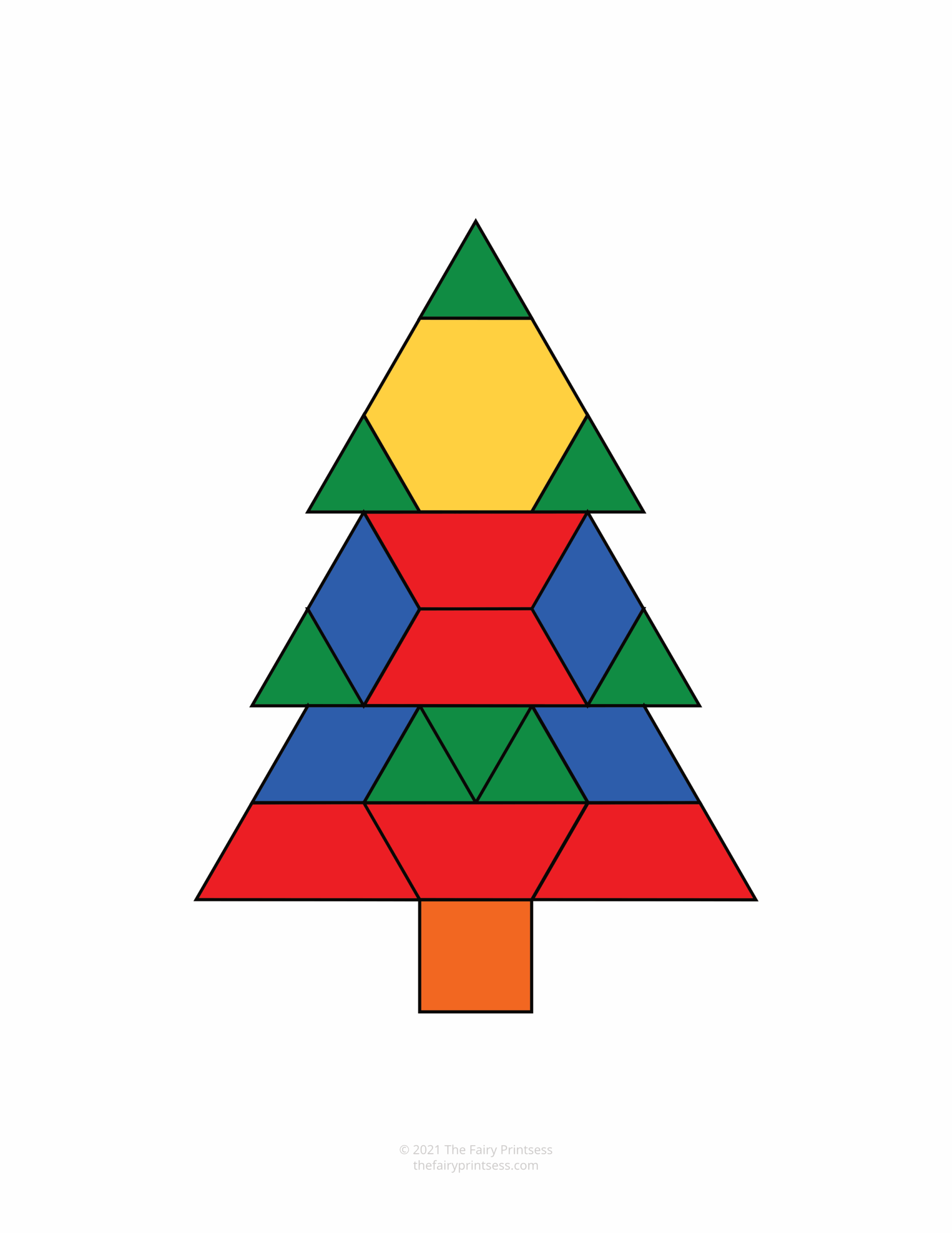 Pattern Block Templates Printable