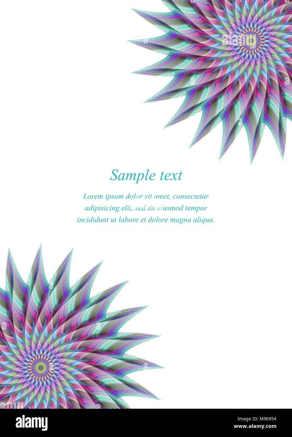 Color Page Corner Design Template Stock Vector Image amp Art Alamy