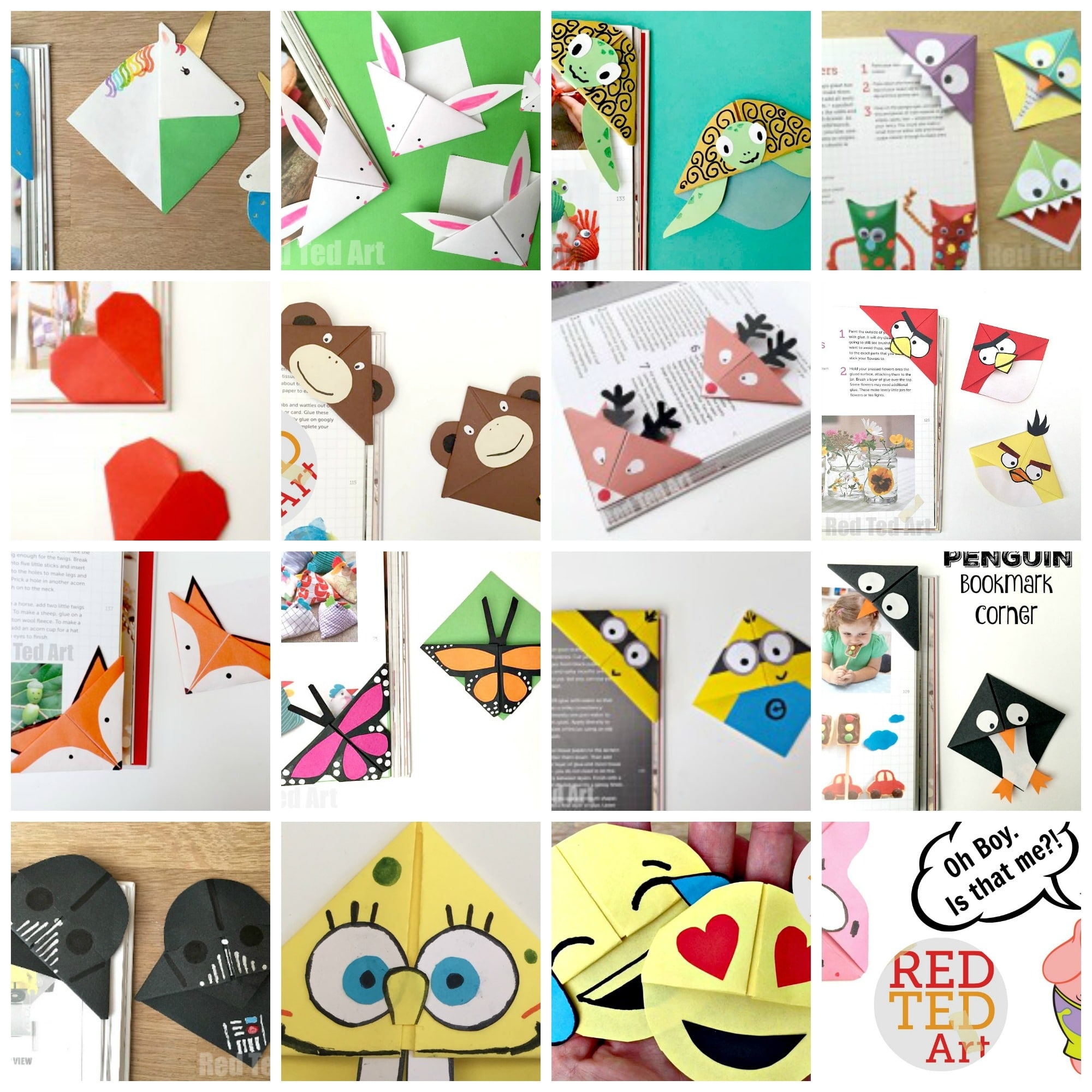 Corner Bookmarks Designs How Make Origami Bookmark Corners 