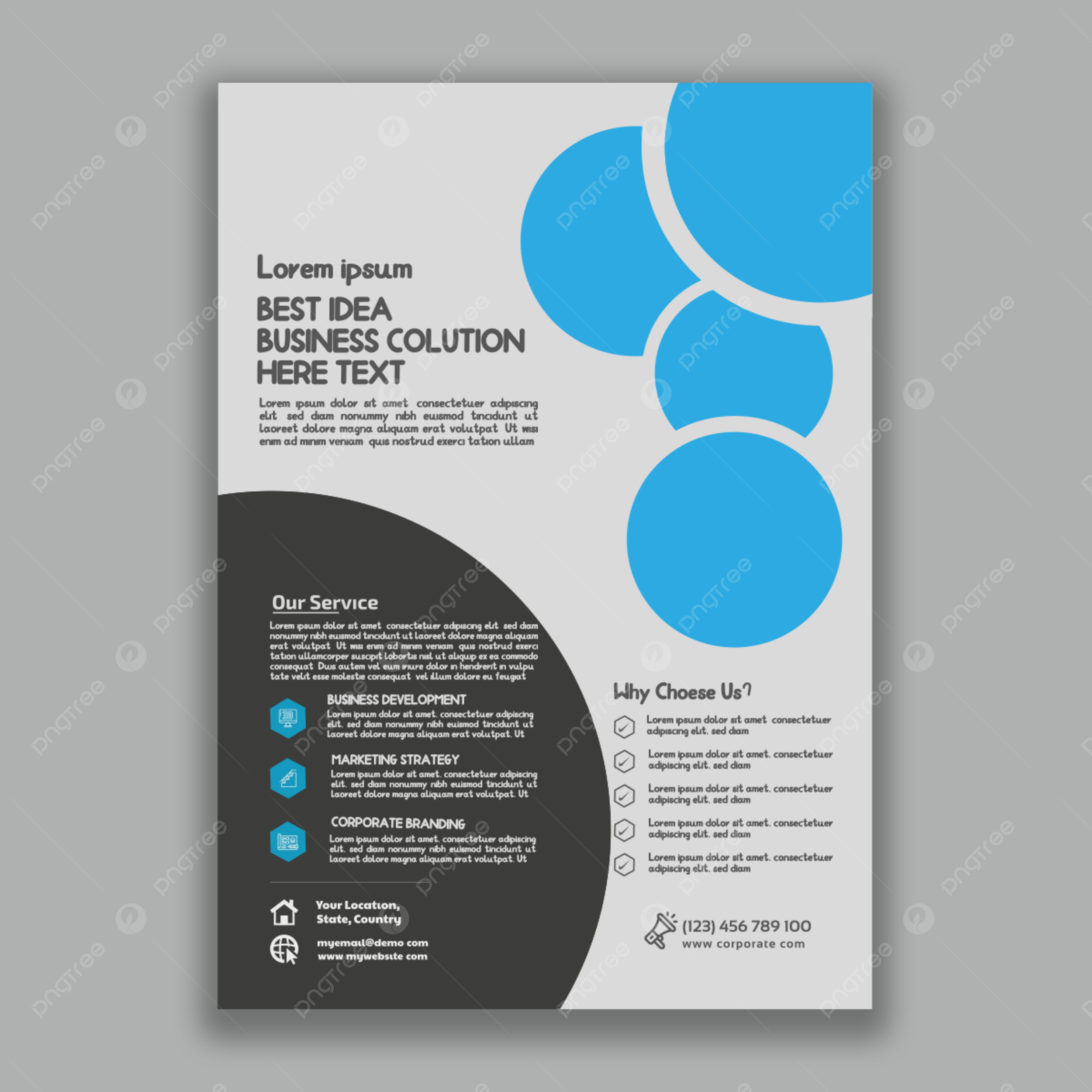 Creative Flyer Design Template Free Templates Vector Template 