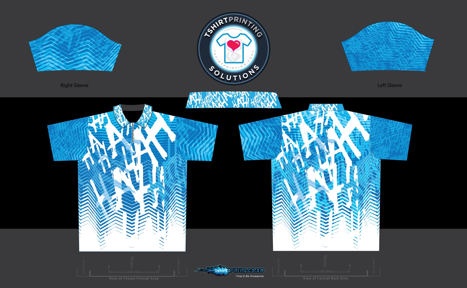 Customization Templates All Over Print T shirt Printing Solutions