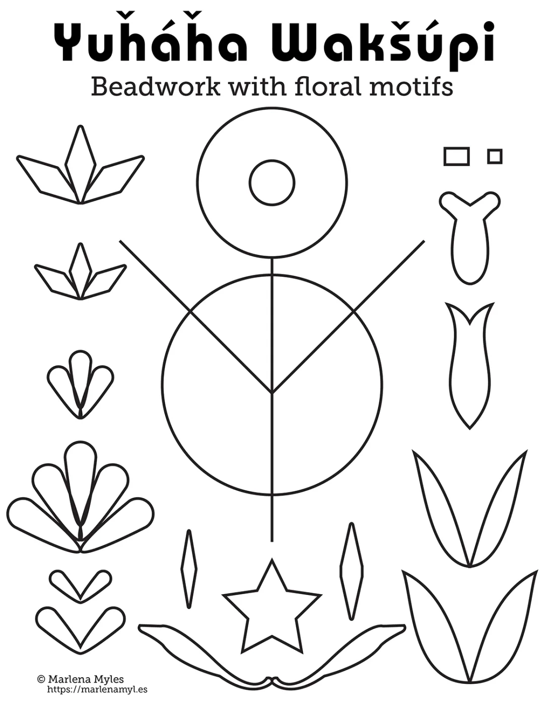 Design Your Own Dakota Floral Worksheet The Art Of Marlena Myles