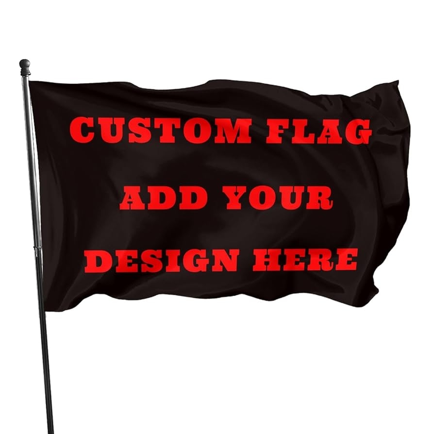 Design Your Own Flag Single Flag Print Your Own Logo design Weatherproof Flag Suitable For Gardens Lawns Parties Various Festival 