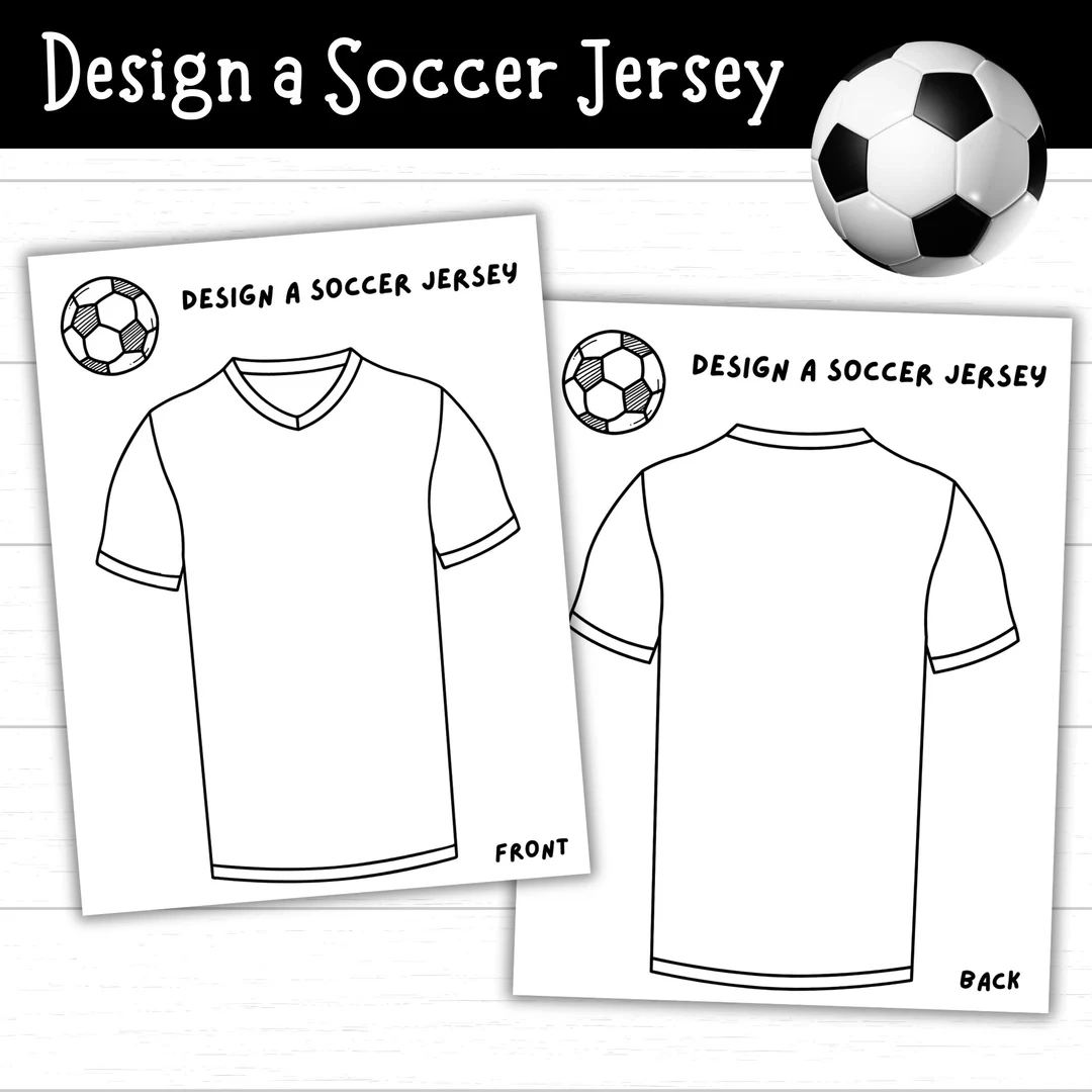 Design Your Own Football Kit Printable