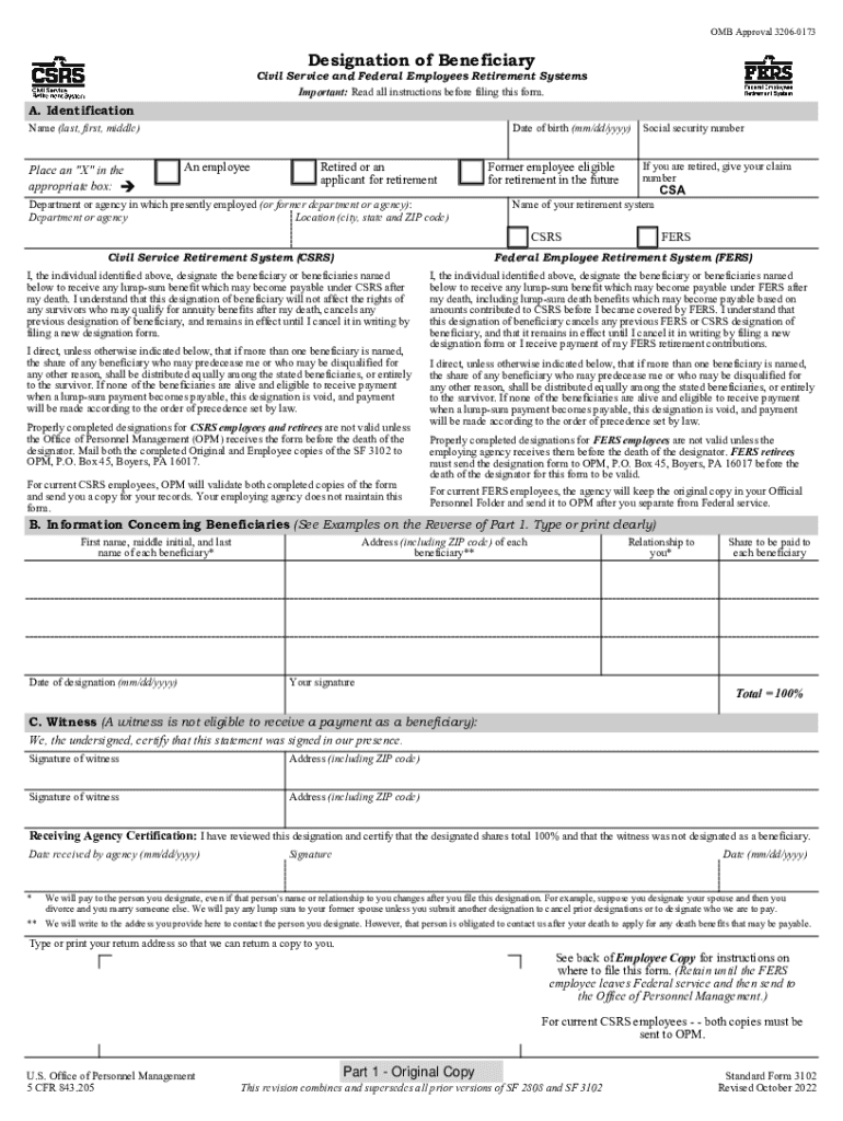 designation of beneficiary form fill out amp sign online dochub